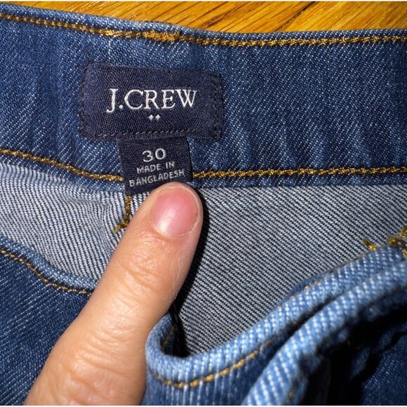 J.Crew Wide-Leg Denim Jeans Size 30 Blue Classic Preppy Pants Casual Dressy Y2K - Picture 3 of 9